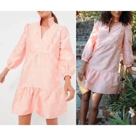 TUCKERNUCK Bellini Fil Coupe Palmerston Mini Dress Pink Size Large - Picture 2 of 13
